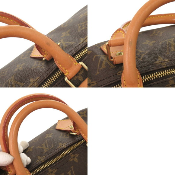 LOUIS VUITTON Brown Monogram Speedy 40 Boston Bag - Picture 11 of 11